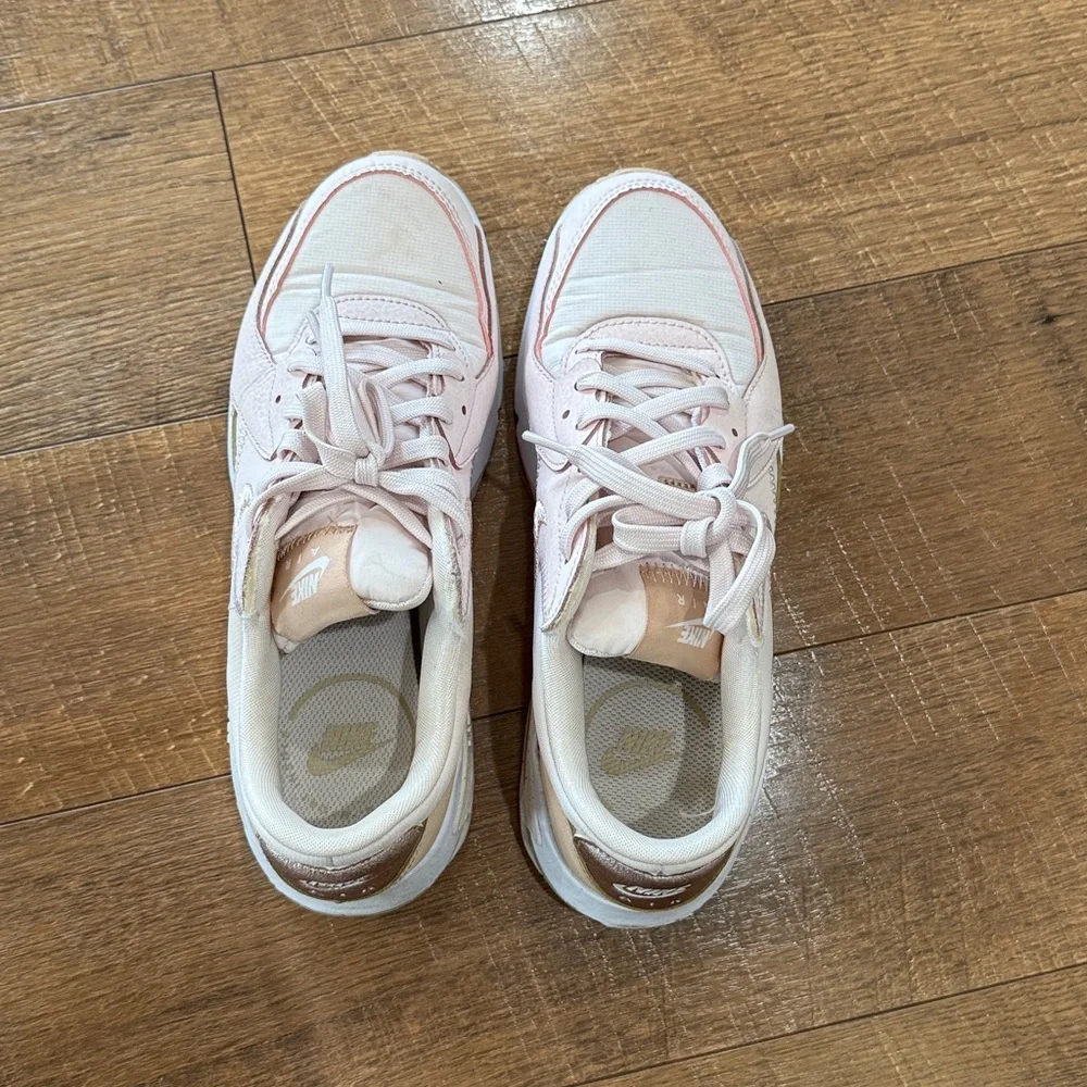 Nike Air Max Women's Sneakers - Light Pink and Beige